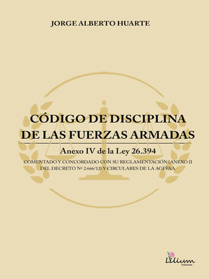 cover image of Código de disciplina de las fuerzas armadas